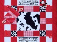 Krabbel-Decke Scherenschnitt klein