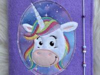 Gesundheits-Heft Hülle Einhorn