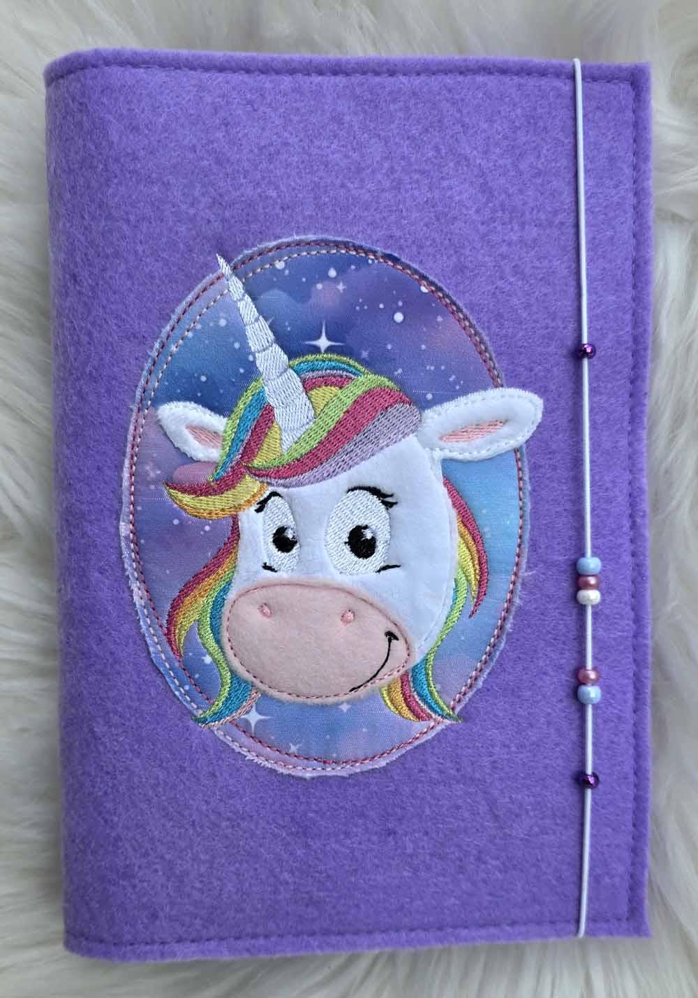 Gesundheitsheft Hülle Einhorn