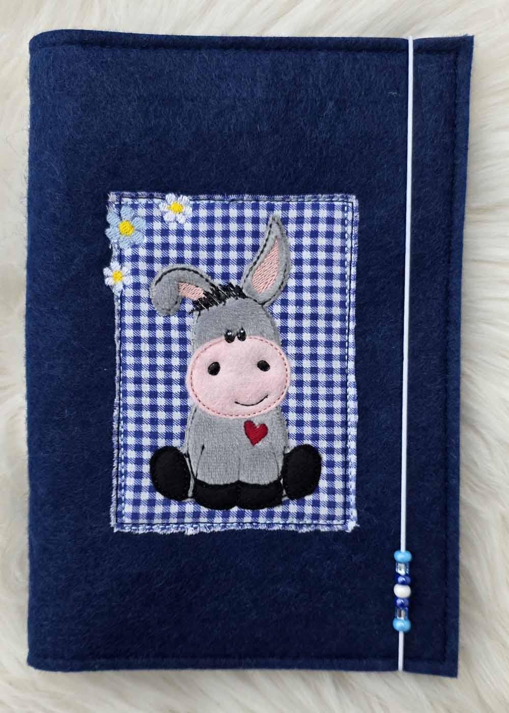 Gesundheitsheft Hülle Esel