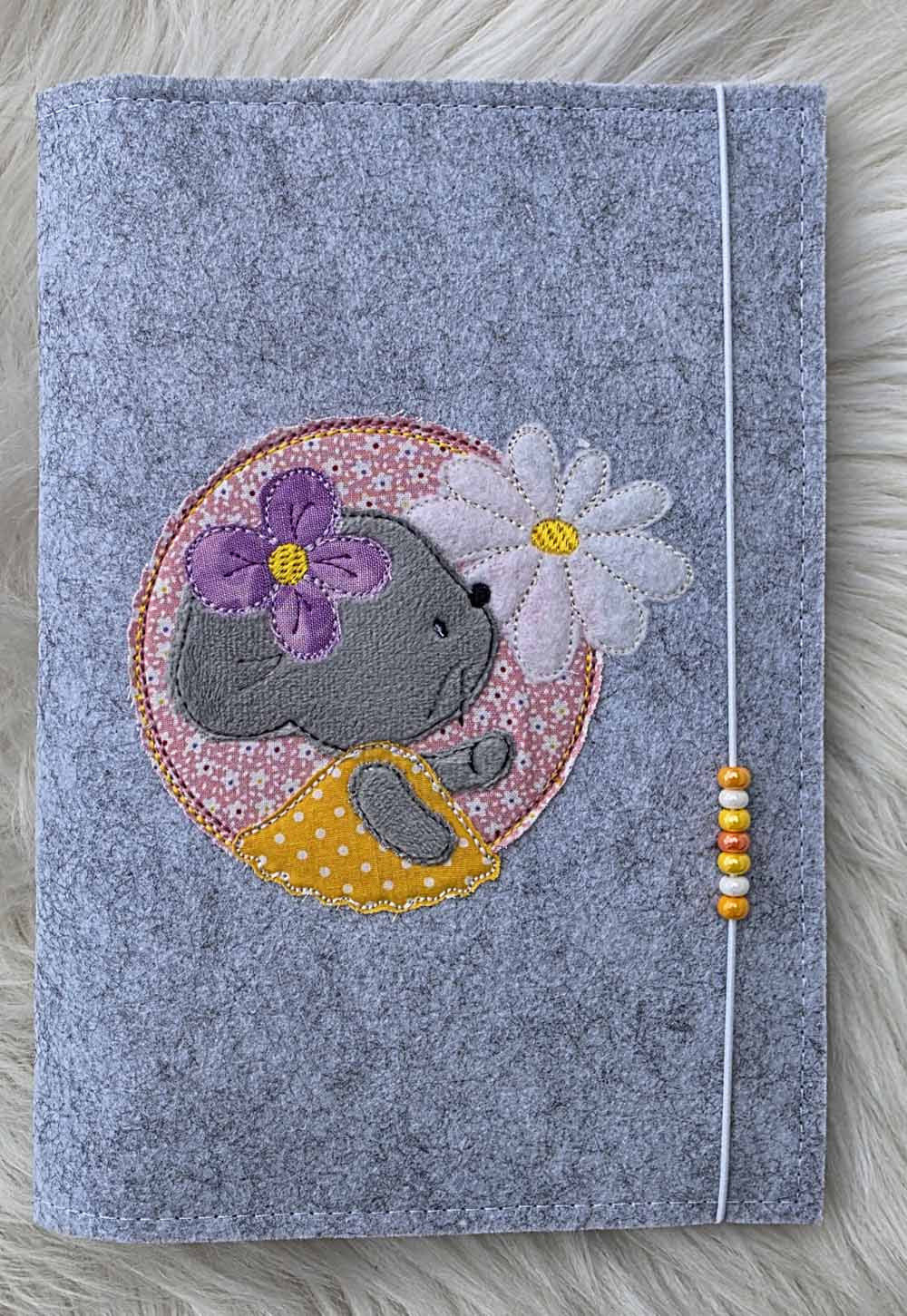 Gesundheitsheft Hülle Maus